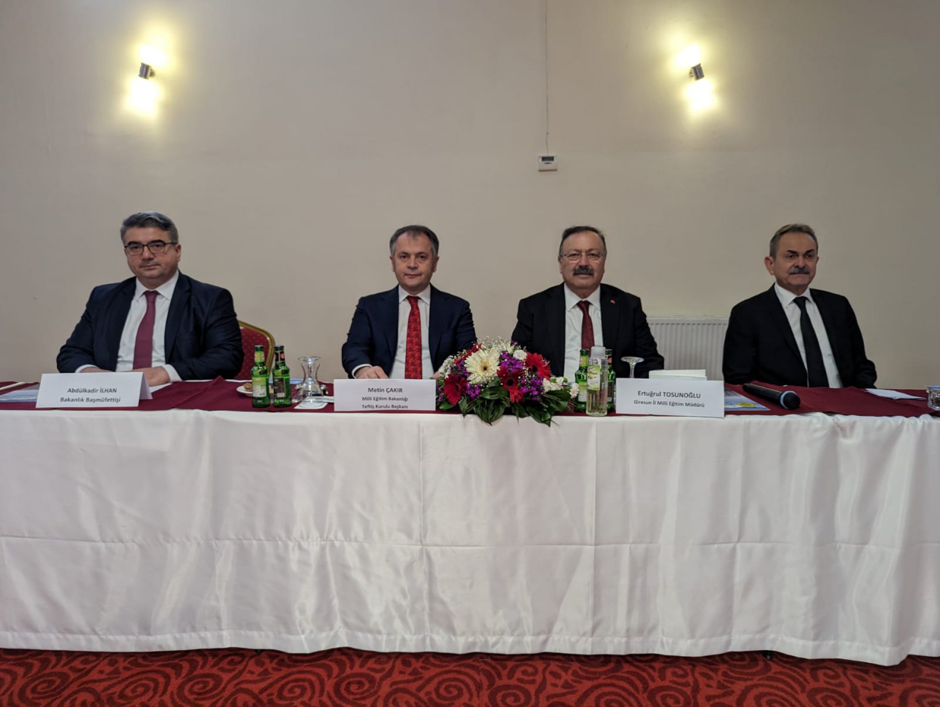 Milli Eğitim Bakanlığı Teftiş Kurulu Başkanı Metin Çakır Giresun’u Ziyaret Etti