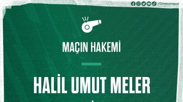 Ankaragücü Maçını Hakem Meler Yönetecek