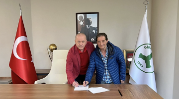 Giresunspor, Cengiz Demir ile Resmi Sözleşme imzaladı