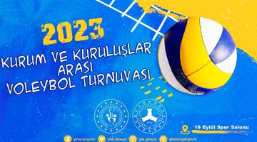 Kurum ve Kuruluşlar Arası Voleybol Turnuvası Başlıyor