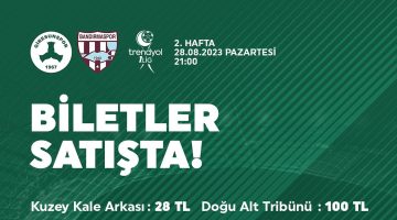 Bandırmaspor Maçının Biletleri Satışta