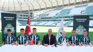 Giresunspor, Genç Oyuncularla Profesyonel Sözleşme İmzaladı