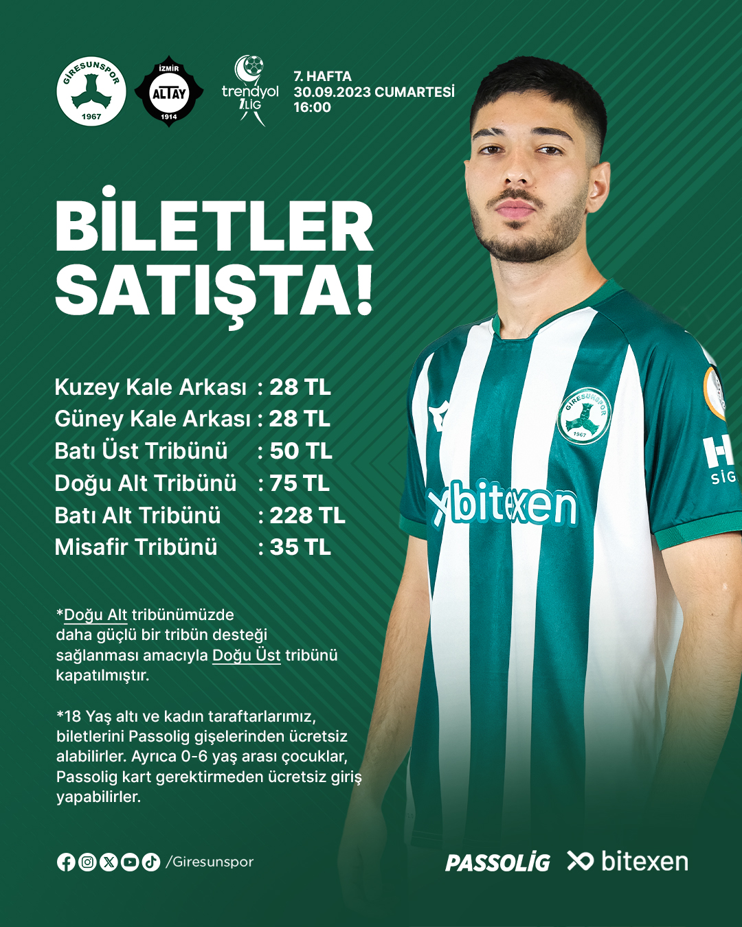 Altay Maçının Biletleri Satışta