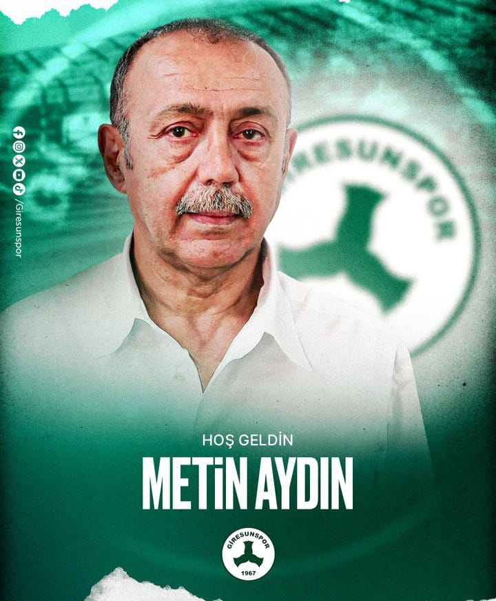 Giresunspor Yeni Teknik Direktörü Metin AYDIN