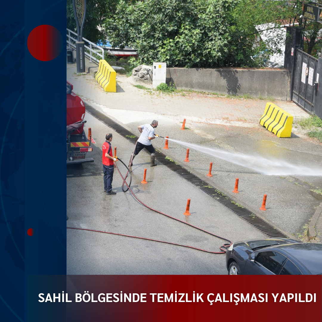 SAHİL BÖLGESİNDE TEMİZLİK ÇALIŞMASI YAPILDI