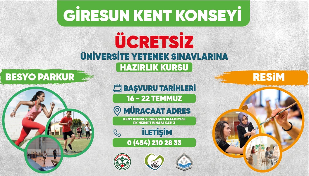 ÜNİVERSİTEYE YETENEK SINAVLARI İÇİN GENÇLERE FIRSAT