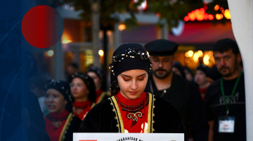 GİRESUN BELEDİYE KONSERVATUVARI HALK OYUNLARI EKİBİ AFYONKARAHİSAR’DA BÜYÜK İLGİ GÖRDÜ