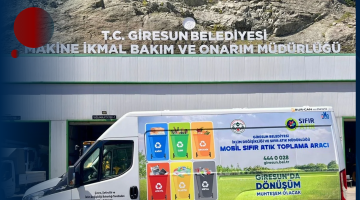 GİRESUN BELEDİYESİ’NE SIFIR ATIK İÇİN YENİ HİBE ARAÇ