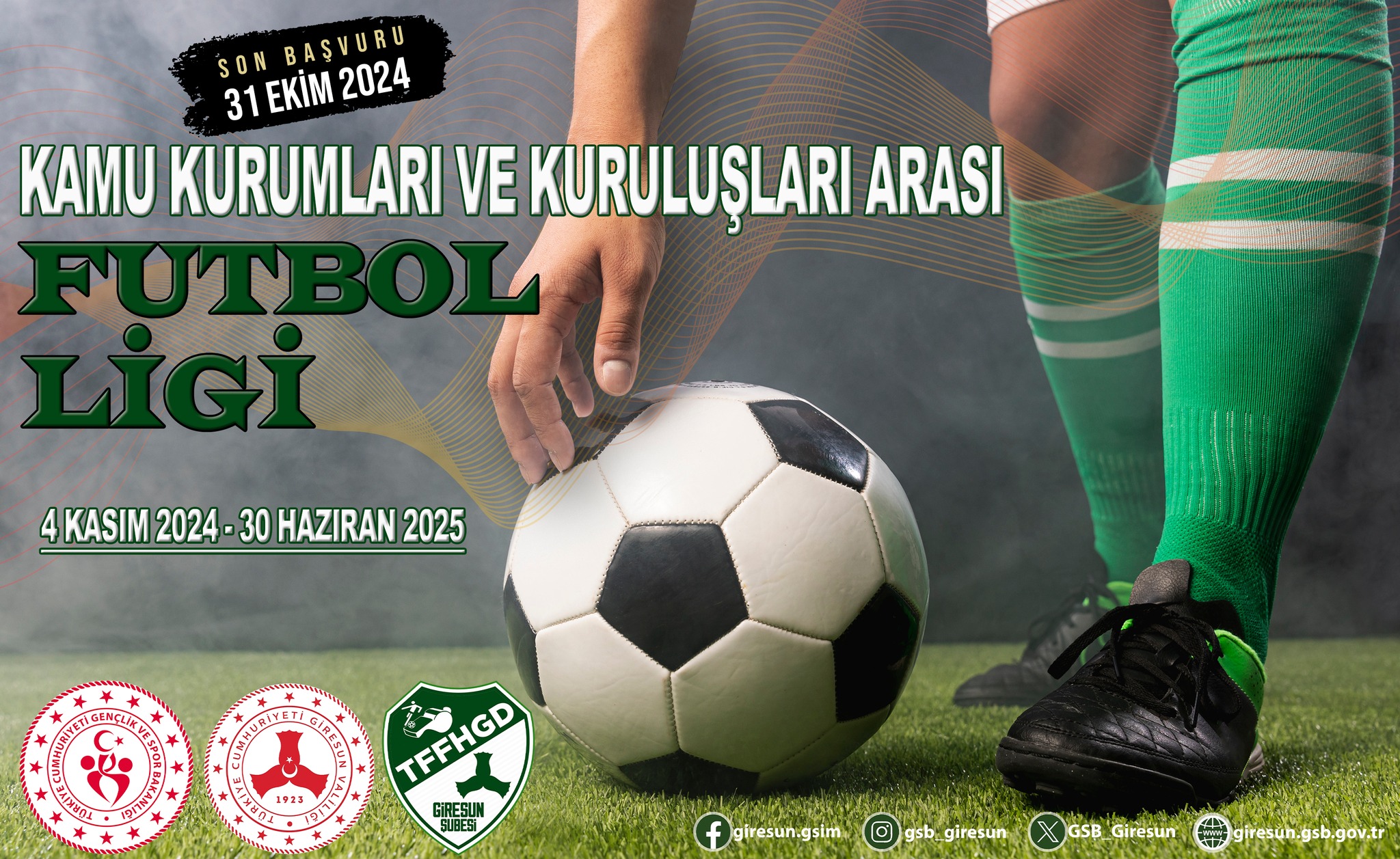 GİRESUN KAMU FUTBOL LİGİ KAYITLARI BAŞLADI!