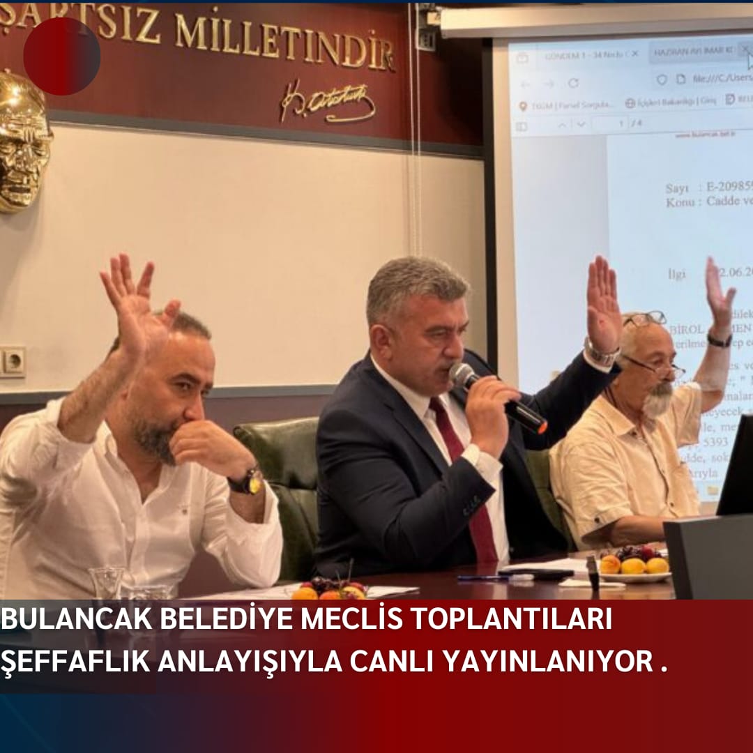 Bulancak Belediye Meclis Toplantıları Şeffaflık Anlayışıyla Canlı Yayınlanıyor