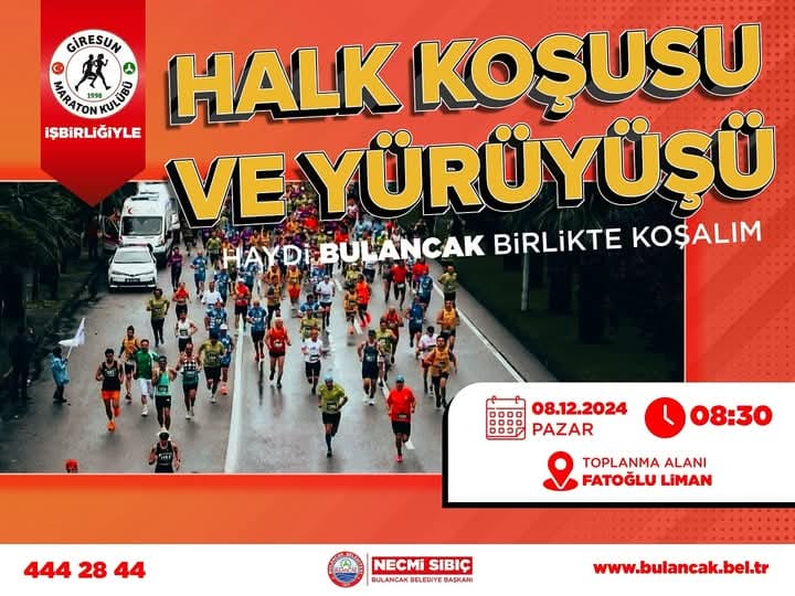 HAYDİ BULANCAK, BİRLİKTE KOŞALIM