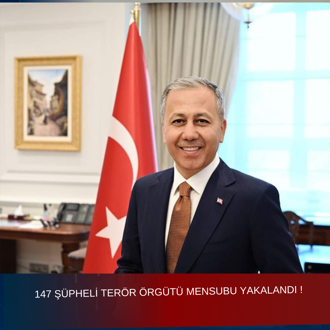 147 Şüpheli Terör Örgütü Mensubu Yakalandı !