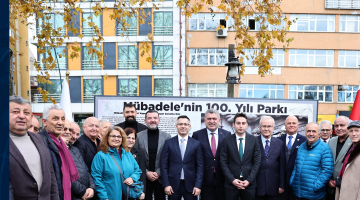 “MÜBADELENİN 100. YILI PARKI” TÖRENLE AÇILDI