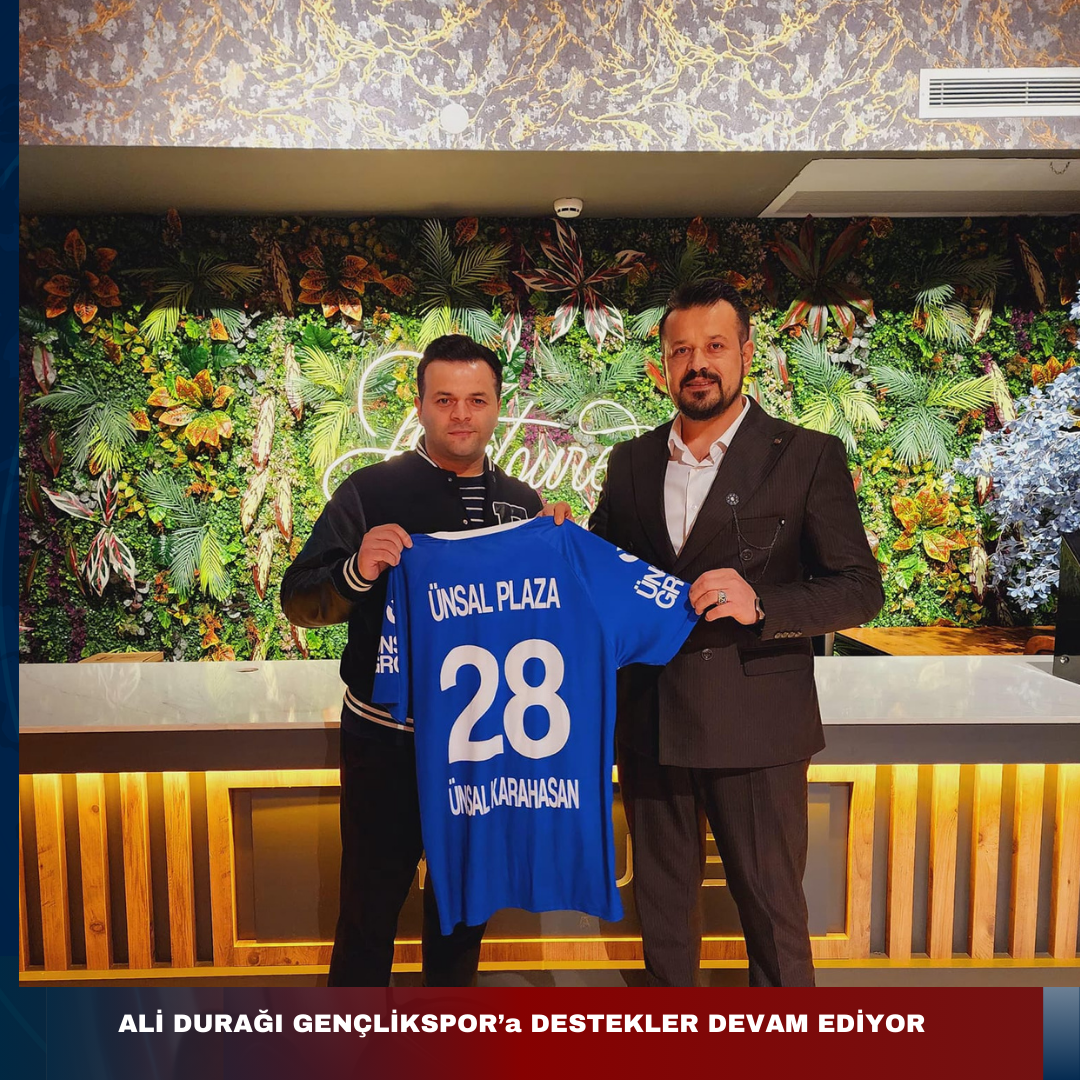 ALİ DURAĞI GENÇLİKSPOR’a DESTEKLER DEVAM EDİYOR