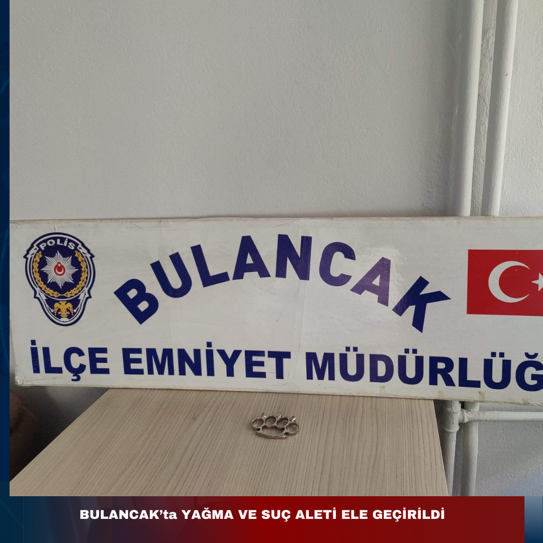 BULANCAK’TA YAĞMA VE SUÇ ALETİ ELE GEÇİRİLDİ