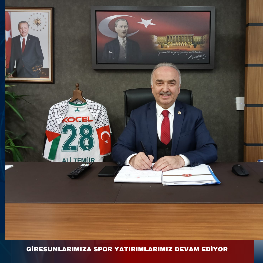 GİRESUNUMUZ’a SPOR YATIRIMLARIMIZ DEVAM EDİYOR