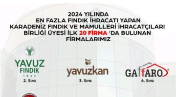 FINDIĞIN BAŞKENTİ GİRESUN’DAN 2024 YILINDA REKOR İHRACAT