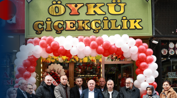 BELEDİYE BAŞKAN YARDIMCISI ÖZDEMİR, ÖYKÜ ÇİÇEKÇİLİK AÇILIŞINI YAPTI