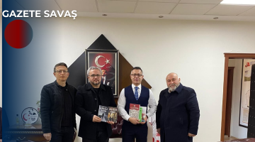 TÜRKİYE YAZARLAR BİRLİĞİ GİRESUN ŞUBESİNDEN KAYMAKAM ÜNAL KOÇ’a ZİYARET