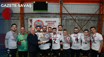 BİRİMLER ARASI FUTBOL TURNUVASI’nda ŞAMPİYON VEZNESPOR!