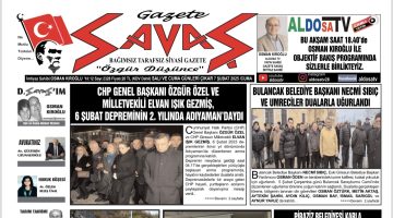 07.02.2025 Savaş Gazetesi Sayfaları