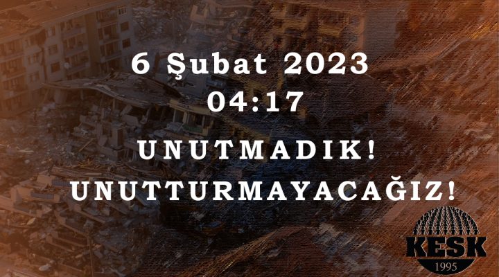 6 ŞUBAT DEPREMİNİN ÜZERİNDEN 2 YIL GEÇTİ! NE ACIMIZ DİNDİ NE DE ÖFKEMİZ!