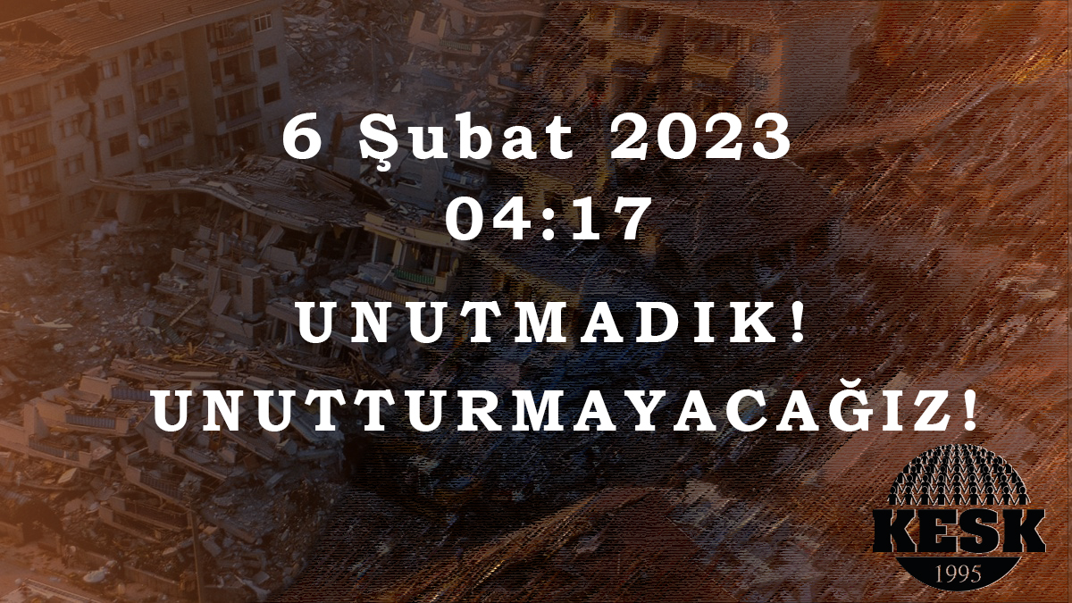 6 ŞUBAT DEPREMİNİN ÜZERİNDEN 2 YIL GEÇTİ! NE ACIMIZ DİNDİ NE DE ÖFKEMİZ!