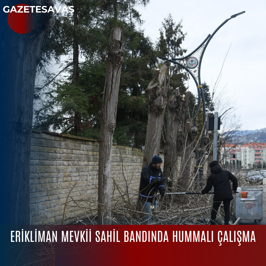 ERİKLİMAN MEVKİİ SAHİL BANDINDA HUMMALI ÇALIŞMA