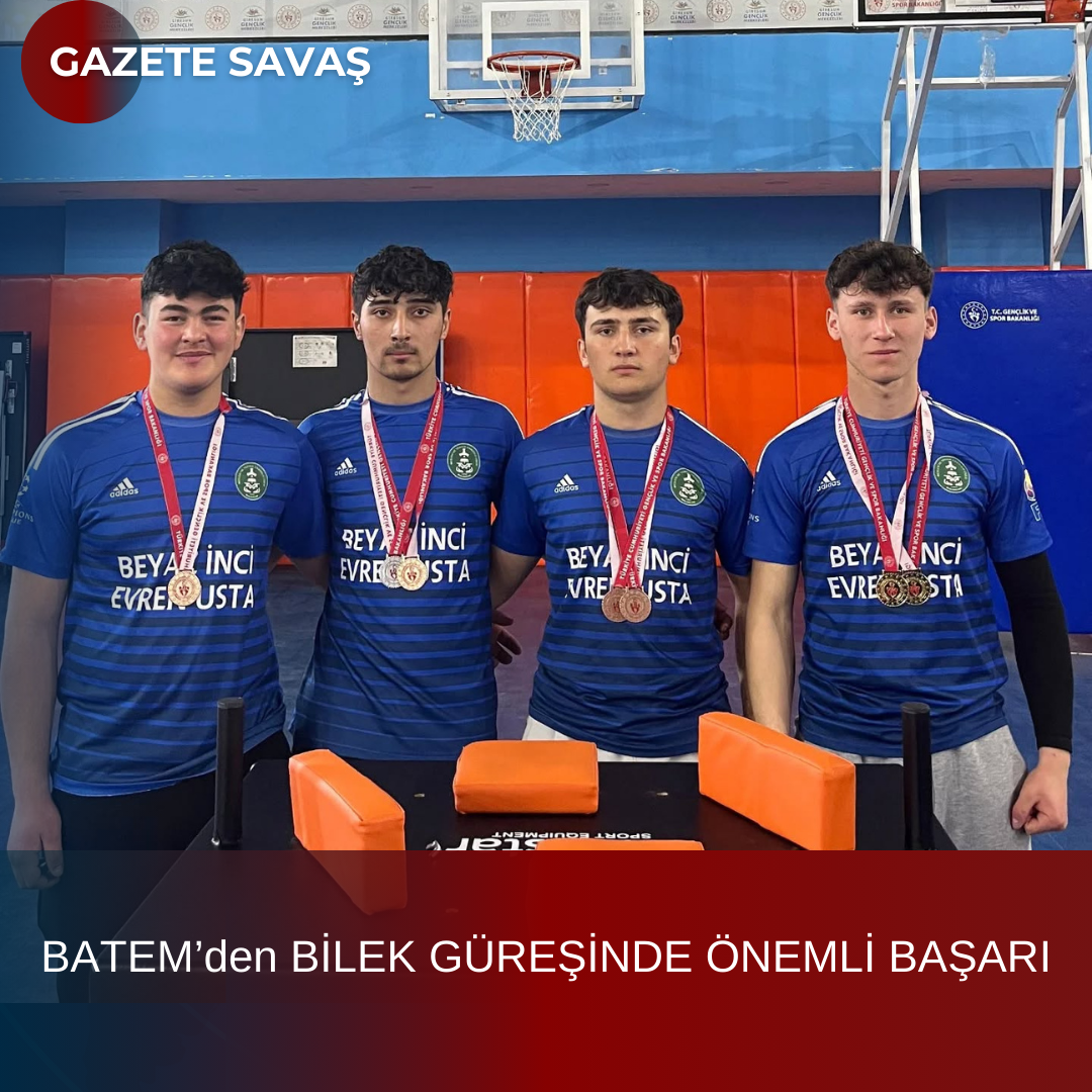 BATEM’den BİLEK GÜREŞİNDE ÖNEMLİ BAŞARI