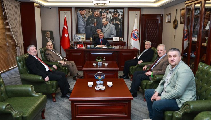 ADFET GENEL BAŞKANI HÜSEYİN TATAR VE BERABERİNDEKİ HEYETTEN BAŞKAN NECMİ SIBIÇ’A ANLAMLI ZİYARET