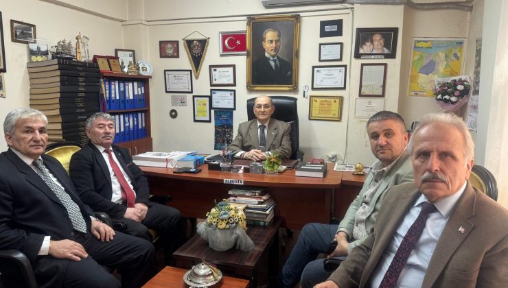 ADFET GENEL BAŞKANI HÜSEYİN TATAR VE BERABERİNDEKİ HEYETTEN GAZETE SAVAŞ’A ANLAMLI ZİYARET