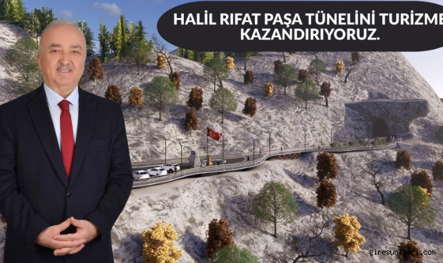 TARİHİ HALİL RIFAT PAŞA TÜNELİ TURİZME KAZANDIRILIYOR