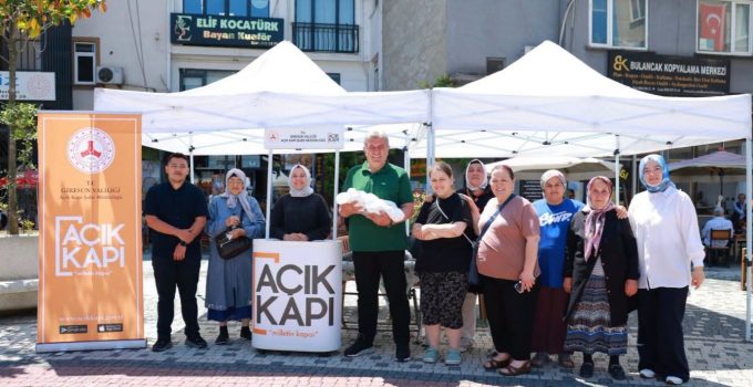 AÇIK KAPI ŞUBE MÜDÜRLÜĞÜ’NDEN BULANCAK’TA BİLGİLENDİRME STADI