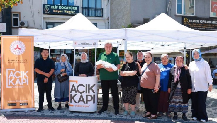 AÇIK KAPI ŞUBE MÜDÜRLÜĞÜ’NDEN BULANCAK’TA BİLGİLENDİRME STADI