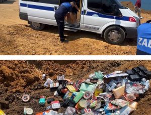 GİRESUN BELEDİYESİ’NDEN MARKETLERE GIDA DENETİMİ: TARİHİ GEÇMİŞ ÜRÜNLER İMHA EDİLDİ