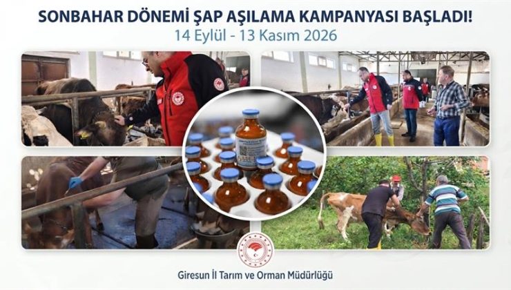 Sonbahar Dönemi Şap Aşılama Kampanyası Başladı
