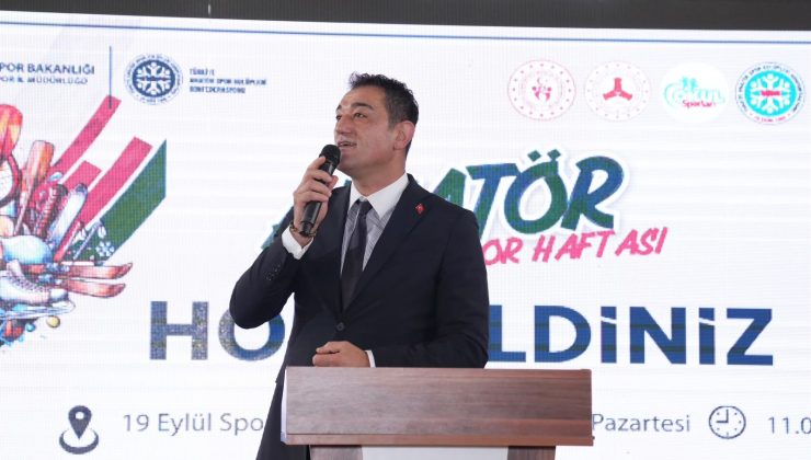 BAŞKAN FUAT KÖSE AMATÖR SPOR HAFTASI PROGRAMINA KATILDI