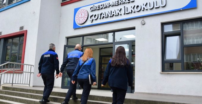 ZABITA EKİPLERİNDEN OKUL KANTİNLERİNDE DENETİM
