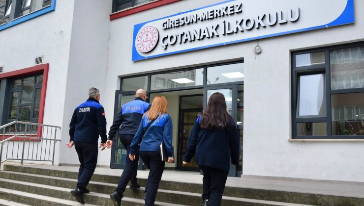 ZABITA EKİPLERİNDEN OKUL KANTİNLERİNDE DENETİM